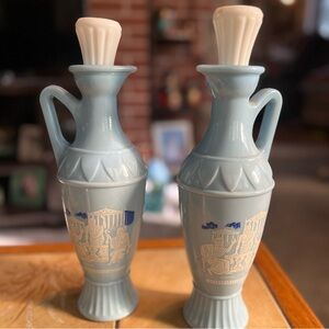 Vintage Jim Beam Grecian Whiskey Decanters